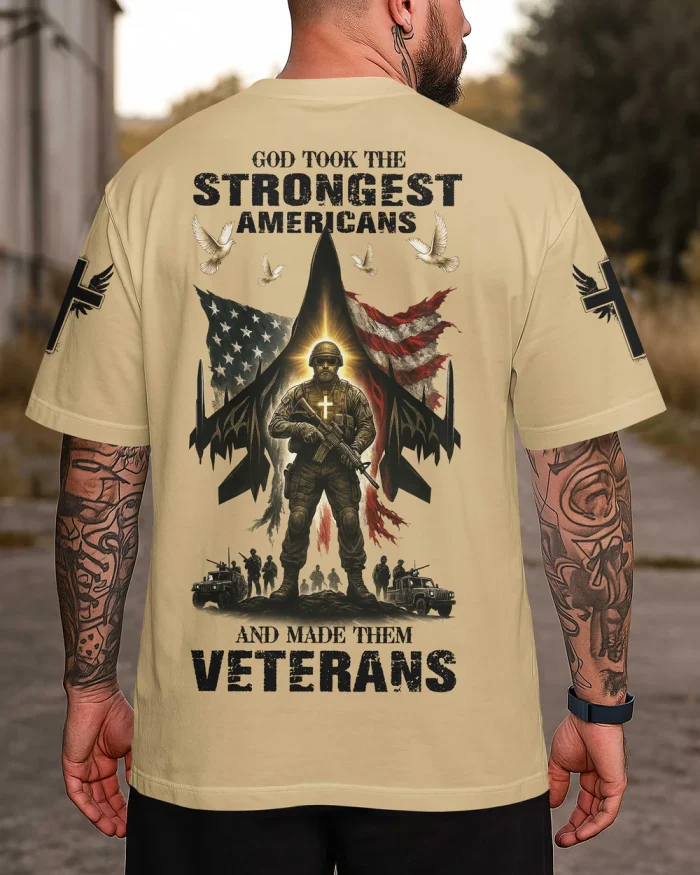 God Took The Strongest Americans T-Shirt (Copy) - Image 1