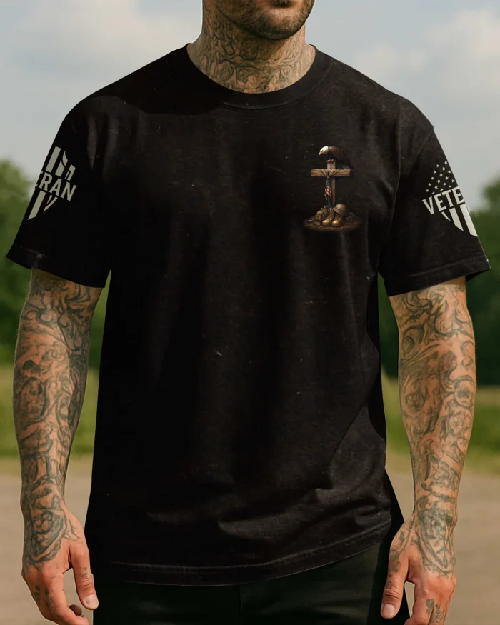 Veteran By Duty All Over Print T-Shirt - Image 2